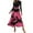 Big Floral Rose Red, variant on FreshPretty Womens Floral Maxi Dress Spring Summer Casual Crewneck Long Sleeve Ruffle Flowy Cocktail Wedding Guest Dresses