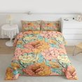 thumbnail image 2 of Manfei Chic Flower Full Size Comforter Sets 3-Piece for Adults Female Men,Spring Garden Bedding Comforter Set,Exotic Style Lightweight Bedding Sets,Ultra Soft Home Decor,Reversible, 2 of 8