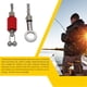 thumbnail image 5 of Greeniant Indicadores de mordida resistentes al desgaste Conector de pesca de acero inoxidable Anillo sólido giratorio Indicador de cadena Pescar Rojo, 5 of 6
