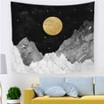 thumbnail image 1 of Tapestry Wall Hanging, Mountain Sea Animal Forest Tree Sunset Nature Landscape Colorful Print Tapestry Home Decorations for Living Room Bedroom, Style5, Thick, Large, 1 of 1