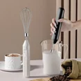 thumbnail image 7 of 1 PCS Electric Milk Frother Handheld Egg Beater Coffee Milk Drink Egg Mixer Foamer Foamer Household Kitchen Cooking Tool (black), 7 of 7
