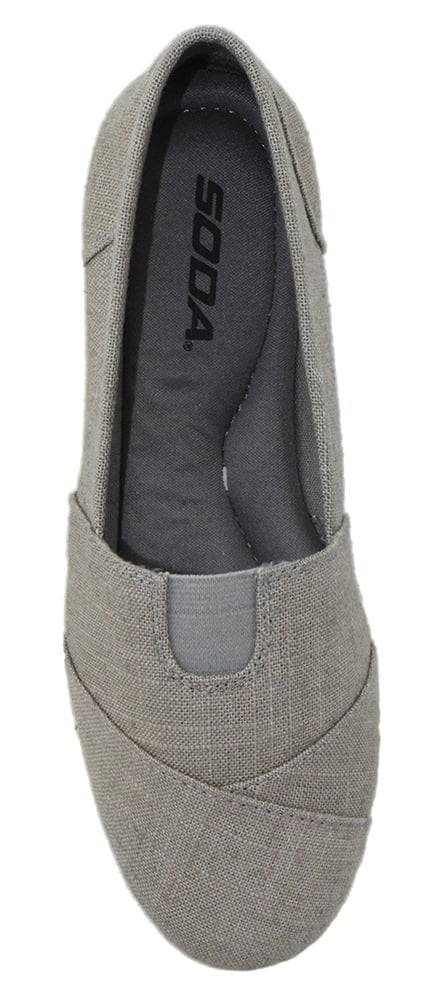 soda canvas slip on shoes