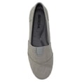 thumbnail image 2 of Soda Flat Women Shoes Linen Canvas Slip On Loafers Memory Foam Gel Insoles OBJI-S Gray 5.5, 2 of 2