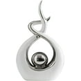 thumbnail image 1 of Blessings Decor Luxury Ceramic Decoration Modern European Abstract Christmas Sculpture Other Home Decoration (White Small), 1 of 4