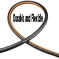 thumbnail image 2 of Hybrid Garden Hose 5/8 IN. x 25 FT, Heavy Duty, Lightweight, Flexible with Rotatable Grip Handle and Solid Brass Fittings, Gray+Orange, 2 of 5