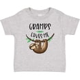thumbnail image 3 of Inktastic Gramps Loves Me Cute Sloth and Baby Boys or Girls Baby T-Shirt, 3 of 5