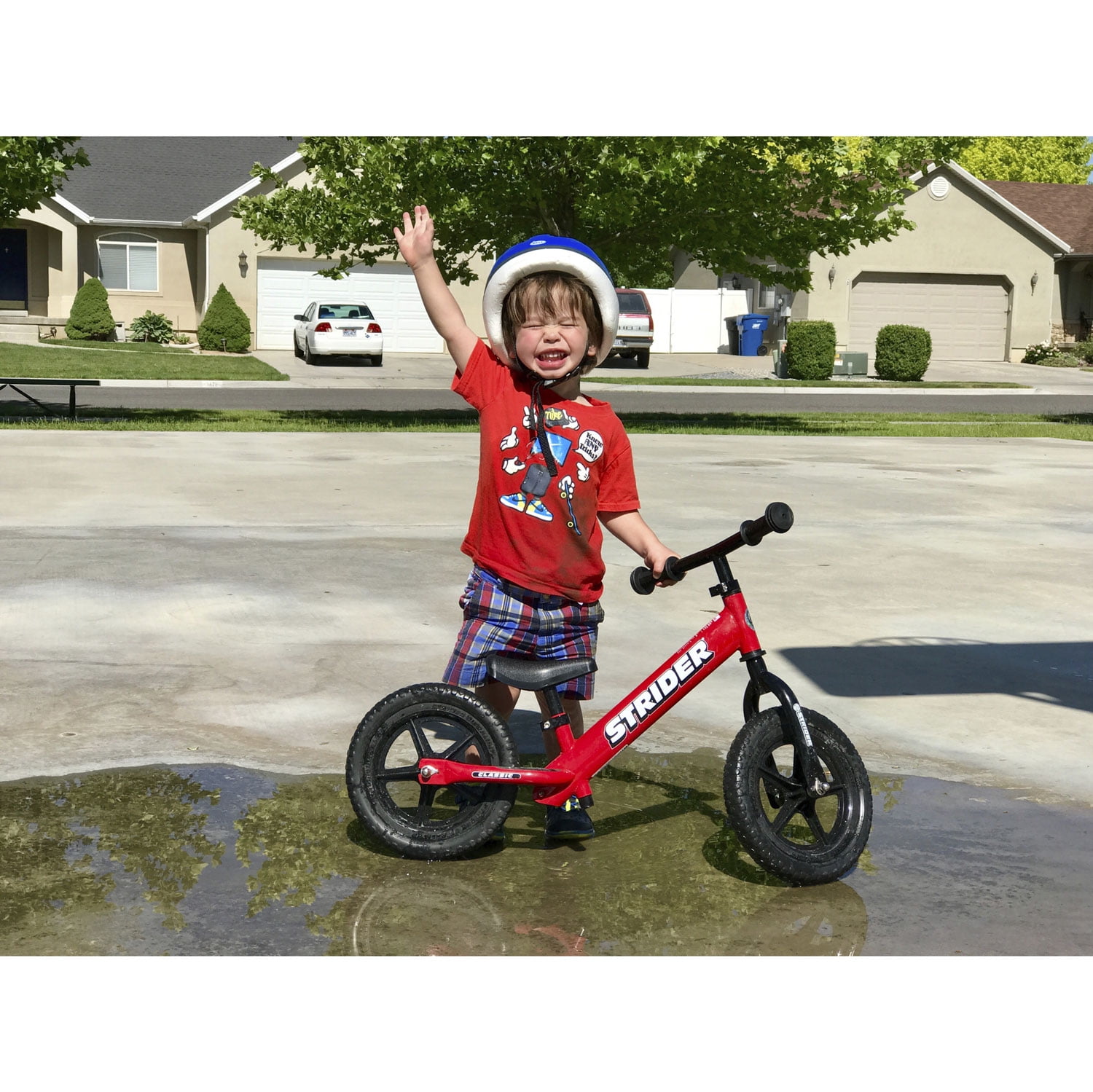 Strider 12 Classic Entry Balance Bike for Toddler Kids 18 - 36 