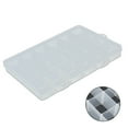 thumbnail image 3 of 24 Grid Transparent Plastic Multi Compartment Jewelry Adjustable Multiple Grids Organizer Storage Box Store Earrings,Bead,decor, 3 of 9