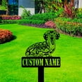 thumbnail image 2 of Handmadetneonsign Dachshund Mandala Memorial Metal With Stake, Dachshund Metal Name Sign Stake, Yard Metal Stake Decor 58782, 2 of 5