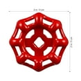 thumbnail image 2 of NICEXMAS Metal Gate Valve Handwheel Red Round Valve Handle 1Pcs for Homeowners, 2 of 6