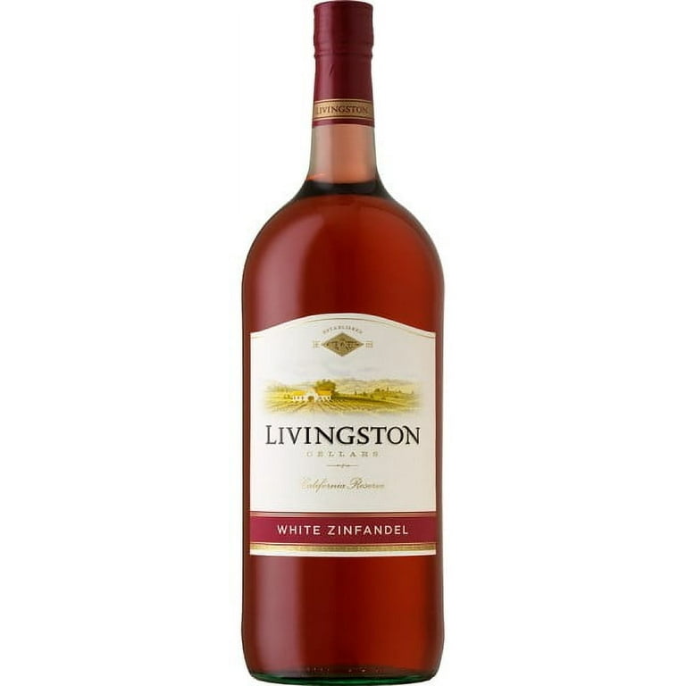 Livingston Cellars White Zinfandel Rose Wine, 1.5 Liter Glass