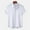 White, variant on Lenago Mens Button Down Shirt Solid Short Sleeve Beach Shirt Patchwork Summer Casual Button Stand Collar