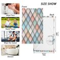 thumbnail image 6 of Yayeee 100% Cotton Hand Towels for Bathroom 16" x 28" Soft Absorbent Kitchen Towel, Colorful Art Pattern, 6 of 7