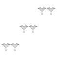 thumbnail image 2 of Anillos para pezones Jumpingount de moda Adornos para el cuerpo Accesorios decorativos Joyas Plata, 2 of 6