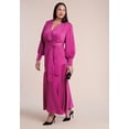 thumbnail image 3 of ELOQUII Women's Plus Size Satin Maxi Dress, 3 of 4