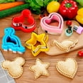 20Pcs Sandwich Cutter and Sealer Set for Kids, Bread Fruit Cookie