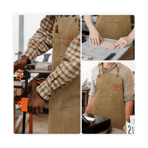 Mens cotton apron deals