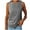 Gray, variant on Brilliant Tank Tops for Women Plus Size Summer Women Solid Color V-Neck Pocket Sleeveless Casual Tee Tops (Brown,L)