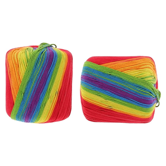 Raindrops 2 Rolls Simply Knitting Crochet Cotton Thread Crochet Thread 0.02X0.02X13300CM