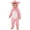 Pink Pig, variant on Toddler Baby Cute Animal Jumpsuit Long Sleeve Elastic Cuffs Zip-Up Overall Winter Warm Hooded 3D Tail Rompers Brown Monkey 100