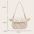 thumbnail image 2 of Bolso bandolera con alas de murciélago para mujer bolso ajustable de PU bolso de dulces de Halloween, 2 of 9
