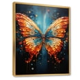 thumbnail image 2 of Designart "The Cosmic Butterfly Surrealism" Animals Floater Framed Wall Art Print, 2 of 7