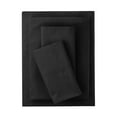 thumbnail image 2 of (2 pack) Mainstays 4-Piece 300 Thread Count Rich Black CVC Cotton Blend Sheet Set, Full – Adults, Teens & Tweens - Soft Hand Feel, 2 of 8