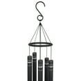 thumbnail image 4 of Alpine Corporation 51" Black Metal Windchime with Butterfly Windcatcher, 4 of 12