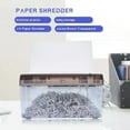 thumbnail image 4 of Strip Cut Shredder Machine, High Efficiency Electric Paper Shredder 3 Gears Sliding Switch  for Office School Home Use, 4 of 7