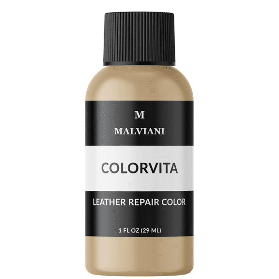 Leather Repair Color Restorer, Beige - Restore Car Seat Couch Furniture Sofa & Bag 1 oz.