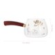 thumbnail image 2 of Taza de vidrio resistente al calor, taza de té con mango lateral de madera, taza de leche y café, 1 ud. HOMEMAXS 10493598-MX, 2 of 6