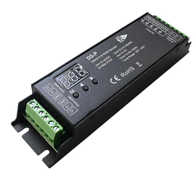 5 Channel Decoder with RDM Digital Display LED Controller | Walmart en ...