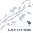thumbnail image 2 of 1pc Retro Design Bird Food Container Garden Bird Feeder Iron Hanging Decor, 2 of 7