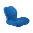 thumbnail image 4 of Cojín de espuma viscoelástica para asiento, cojines para silla, almohada de apoyo con funda extraíble, cojín para silla de computadora para oficina en Azul Sunnimix Cojín del asiento, 4 of 8