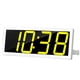 thumbnail image 1 of Reloj de pared digital grande inteligente Control de la aplicación Hora / Fecha / Temperatura Pantal Tomshoo Blanco, 1 of 7