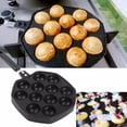 thumbnail image 3 of 12 Holes Takoyaki Grill Pan Plate Cooking Baking Mold Octopus Ball Maker Kitchen, 3 of 6