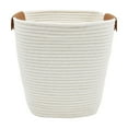 thumbnail image 4 of Better Homes & Gardens Large Cotton Rope Basket, White, 2 Pieces, 4 of 6