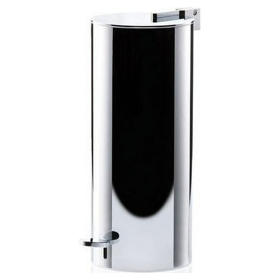 AGM Home Store Round Stainless Steel Step On Trash Can