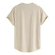 thumbnail image 3 of Playera Azul Hombre Camiseta Corte Bajo Curvo, 3 of 3