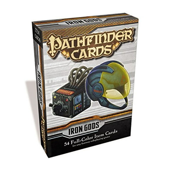 Cartes Pathfinder, Cartes de Cartes d'Objets de Chemin d'Aventure de Dieux de Fer