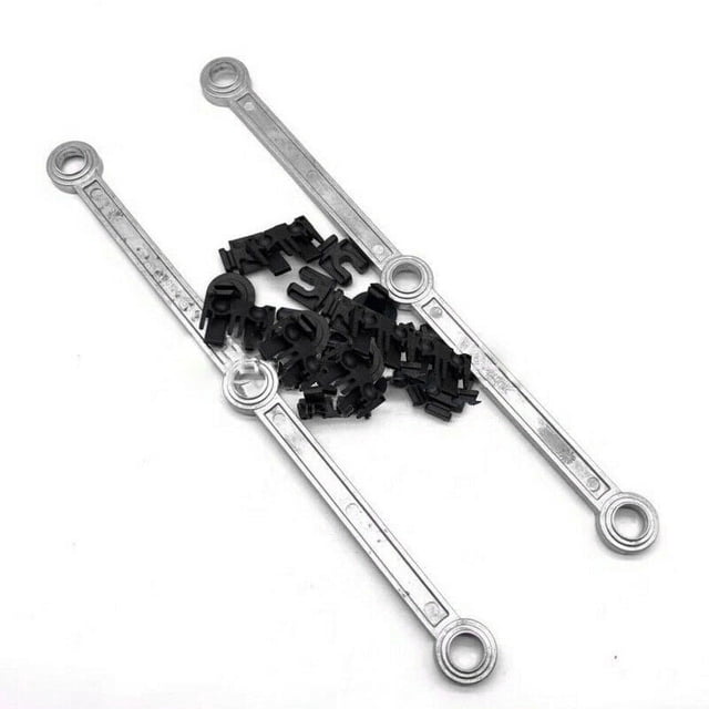 6420903237 Intake Manifold Runner Connecting Rods Aluminum for Mercedes 3.0L V6 OM642,1 * Connecting Rods,Silver