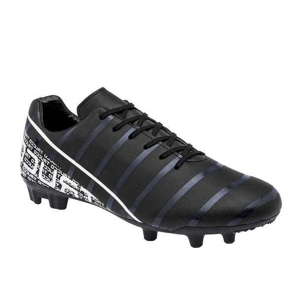 Tenis para Fútbol Exterior Sintético Color Negro Para Hombre De RBBASICS RBBASICS FT19-02