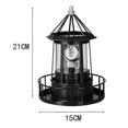 thumbnail image 4 of Led Solar Powered Lighthouse, 360 Degree Rotating Courtyard Lights B, 4 of 5