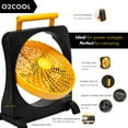 O2COOL 10Inch Battery Operated Fan, Portable for Emergencies with