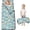 Multicolor Cat and Dog Paw Print, variant on Cat Head and Glasses White Pattern Teens Toddler Nap Mat with Pillow, Sleeping Mat Bag for Preschool Daycare 59"x22"