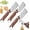 Brown X3, variant on PTSPLLMY New Vegetable Peeler, 2 in 1 Stainless Steel Blade with Wooden Handle, Upgrade Multifunctional Stainless Steel Peele Kitchen Gadgets Tool for Fruit Pumpkin Peeler (Brown X2)