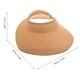 thumbnail image 3 of KAKOWELY Sombrero de playa para mujer, sombrero de visera vacía, sombrero de paja de verano, sombrero de ala ancha para el sol, 3 of 4