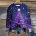 thumbnail image 4 of Ailaofu Christmas Sweater Long Sleeve Crewneck Knit Ugly Sweater Trendy Casual Funny Xmas Graphic Print Cute Pullover Sweaters, 4 of 6