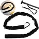 thumbnail image 2 of Cuerda antipérdida remo kayak Correa remo SUP [Cuerda antipérdida poste remo QP-2035] [Estilo mosquetón negro] [652474 655712 similar] (Negro), 2 of 9