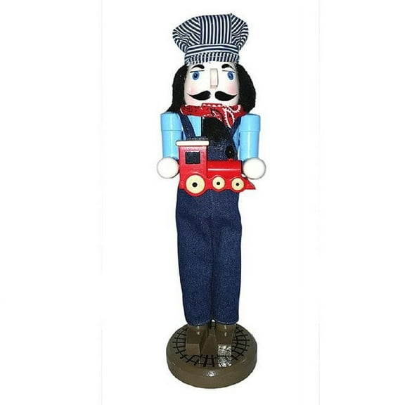 Santa's Workshop Train Conductor Nutcracker - 14